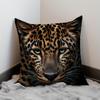 Vikama 2D Vision Leopard Kissenbezug für Wohnzimmer, Sitzkissenbezug für Auto, Schlafzimmer Heimdekoration Kissenbezug