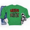 Christmas Merry And Bright Print Sweatshirts For Women