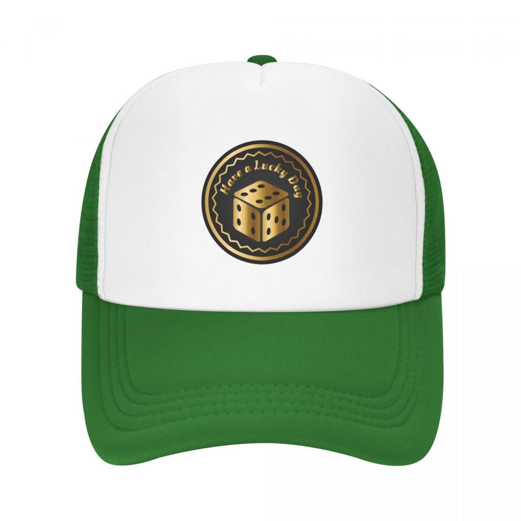 Lucky Day Poker Chip Baseball Cap Military Tactical Caps Black Mens Hat Women'S