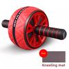 Klassisches Workout Bauchmuskelroller Rad Bauch Home Fitness Übung Bauchrad Rolle Bauchformer mit Kostenloser Knieauflage