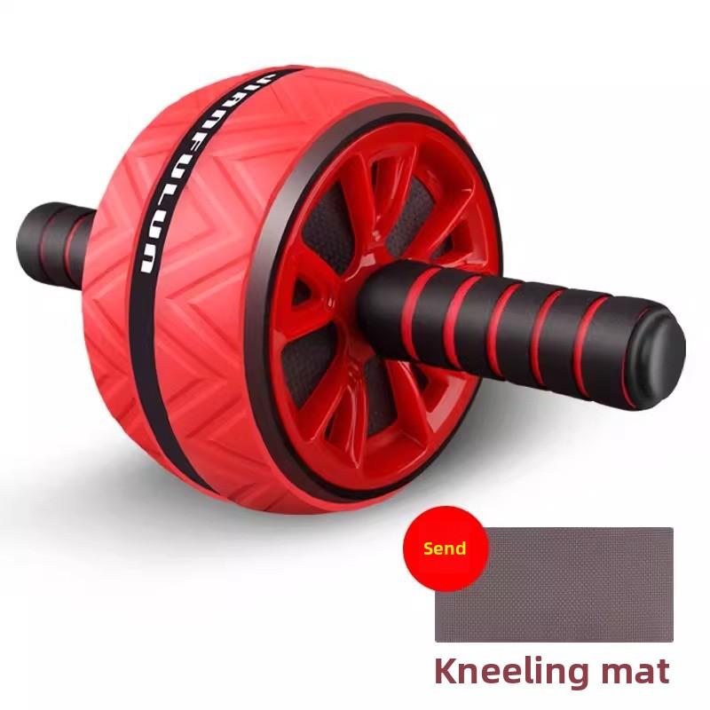 Klassisches Workout Bauchmuskelroller Rad Bauch Home Fitness Übung Bauchrad Rolle Bauchformer mit Kostenloser Knieauflage