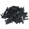 Non-Toxic 100Pcs 12 Shapes Thin Plate Parts City Bulk Building Blocks Mixed Accessory Creative Bricks Compatible Brand 1X1 1X2 1X4 Dots