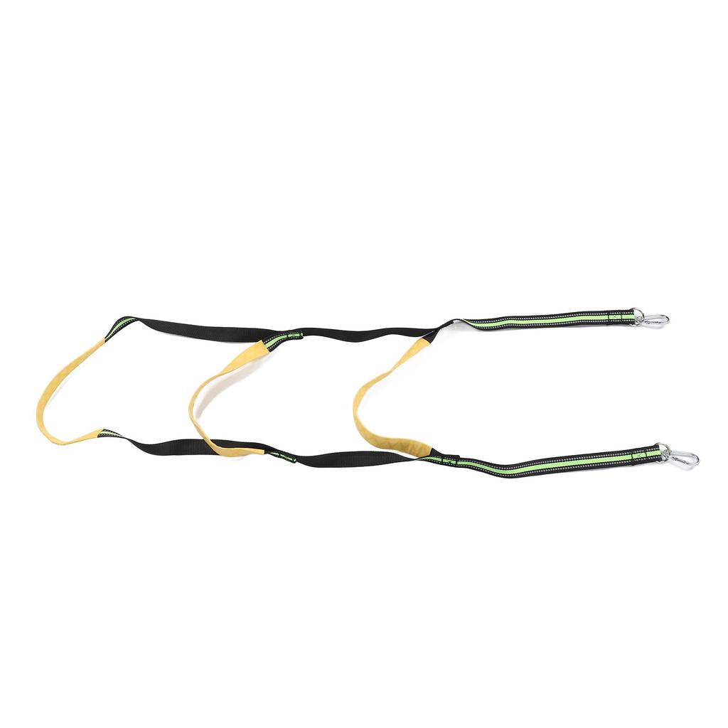 Boat Rope Ladder 3 Step Foldable Soft Swim Ladder for Inflatable Boat Kayak Canoe Fluorescent Green