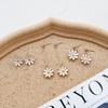 Cute Small Flowers Drop Earrings For Women Sweet Fashion Korean Daisy Sunflower Female Pendant Ear Gifts Jewelry