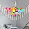 Macrame Stuffed Animals Hammock Net White Corner Hanging Mesh  Girls Bedroom