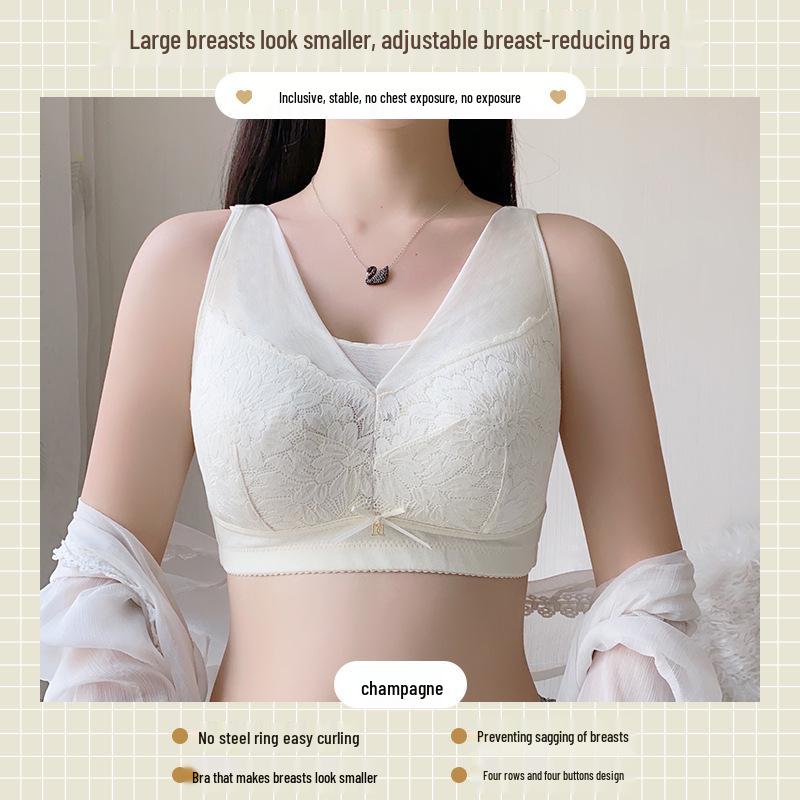 Summer Style Seamless Wireless Plus Size Bra: Anti-Exposure & Anti-Sagging Design