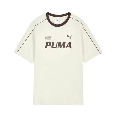 Puma Cool Feeling Technology Retro Color Block Simple Raglan Loose Short Sleeve T-Shirt Unisex Tops 695496-87