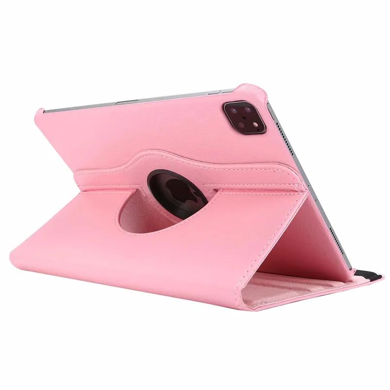 Tablet Case 360 Rotation Tablet Cover For IPad Air 2024 11 Inch 13 Inch Case M2 PU Leather Stand Funda For IPad Pro 11 13 Inch 2024 Cover M4