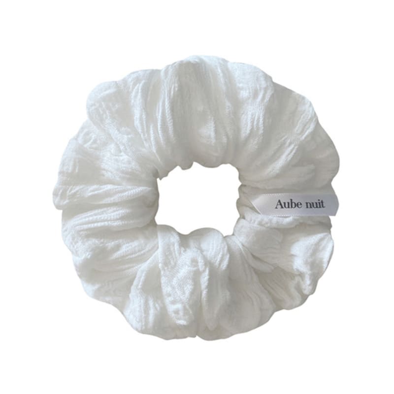 

Aube nuit [19-й повторный заказ] P Line Морщины Белый Скранч для волос M M