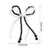 Elegant Pearl Bowknot Charm for Jewelry Making DIY Keychain Necklace Earrings Crafts Shoe Buckle Ornament Accessories