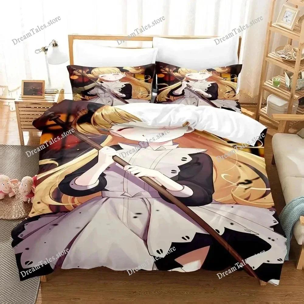 3D-gedrucktes Anime SHADOWS HOUSE Bettwäsche-Set Bettbezug Schlafzimmer-Decke Einzel-Doppel-King-Size-Steppdeckel Heimtextilien963