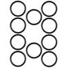 (10 Pack) for T&S Brass 010389-45 O-Ring Replacement Plunger Rubber Gasket for Three-Layer Sink Drain and Torsion Waste Drain Valve Seals