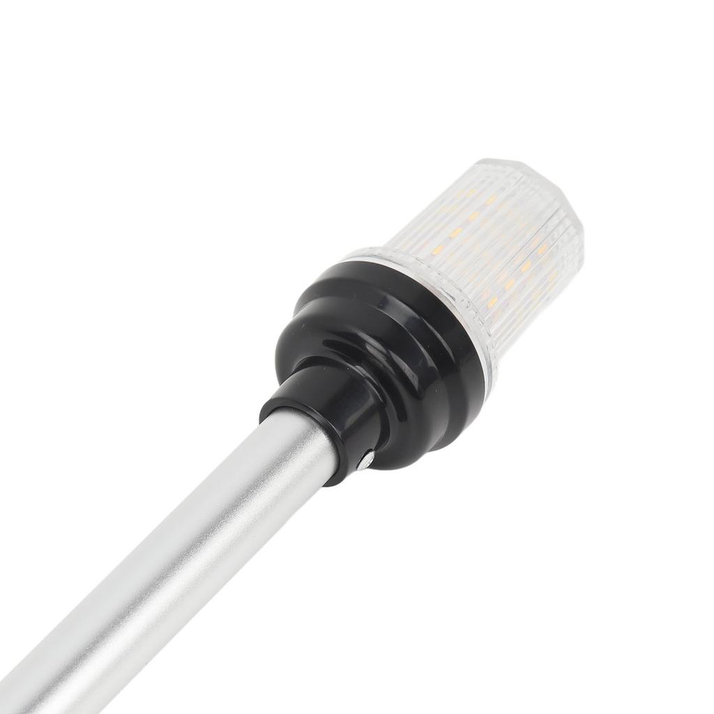 22in Klappbares Bootshecklicht 63LED Rundum 3NM Sichtweite IP66 Wasserdicht für Ponton-Yacht