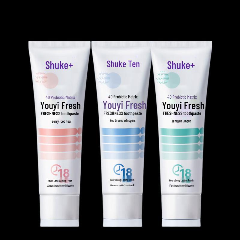 Shuke Probiotic Fresh Whitening Toothpaste Variety Pack
