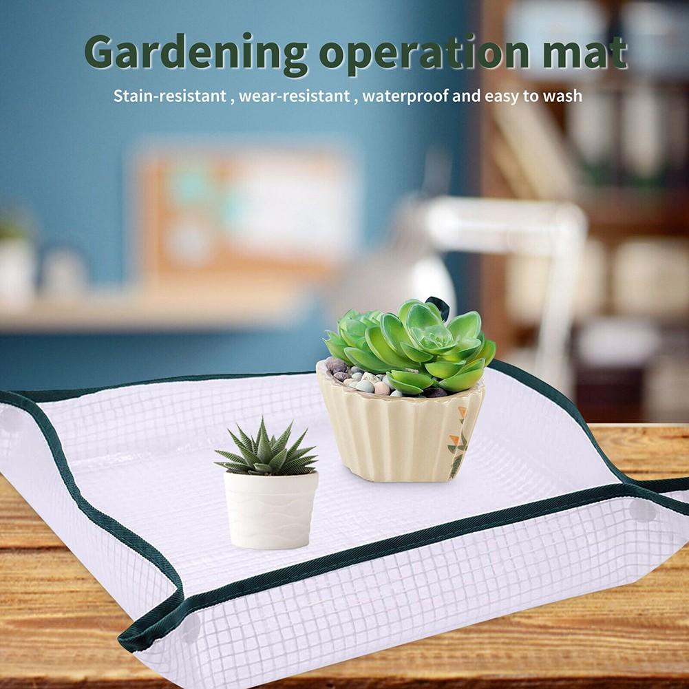Grid Cloth Gardening Mat Plant Transplanting Tarps Plants