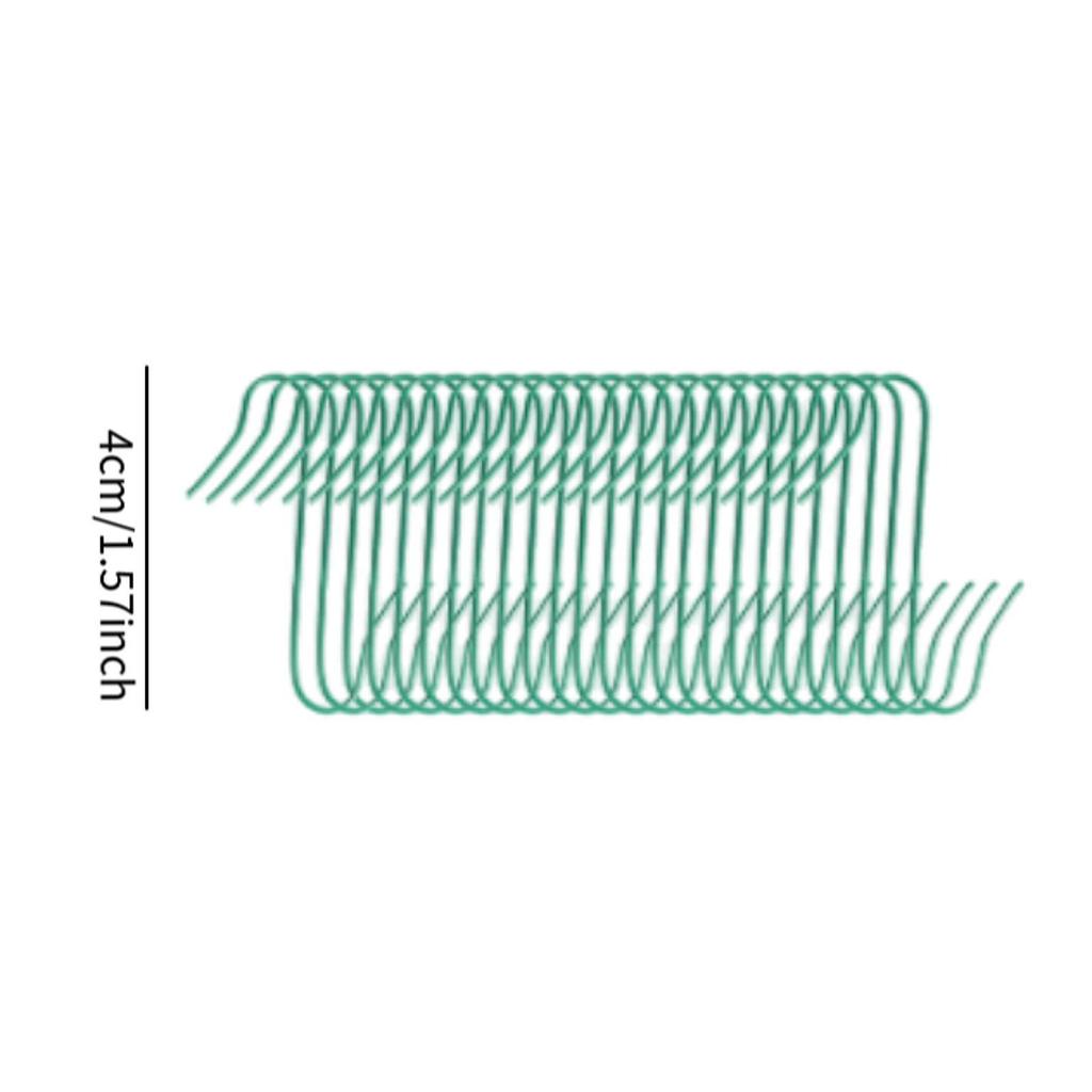 100x Christmas Tree Hooks Wreaths Holder Versatile Metal Christmas Tree Hangers for Xmas Office Valentine's Day Wedding Home