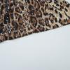 Women's Spring New Neck Overcoat High-End Temperament Bare Back Vest Sequins Mini Leopard T-Shirt