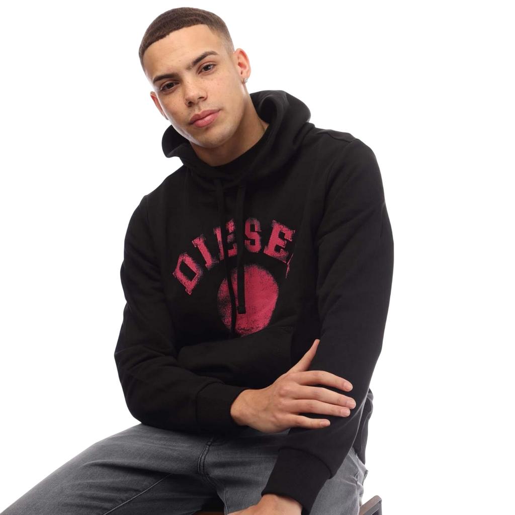 Diesel Mens S-Ginn 9-D Hoodie