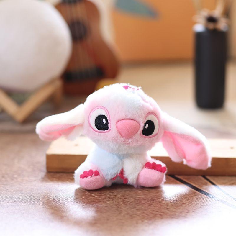 Plush Toy Stitch Cartoon Anime Character Doll Backpack Pendant Cute Keychain