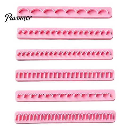Clay Petal Tools 6Pcs Polymer Flower Cutter, 6 Shapes 3D Making DIY Jewelry Tool, Handmade Plastic Crafting for Lovers Craft Supplies