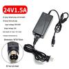 24V 3A Universal Power Adapter for Cash Register Thermal Printer with 3/4-Pin Round Port