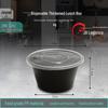 Disposable Round Food Containers (1500ml)
