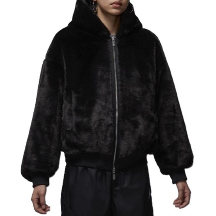 (WMNS) Air Jordan Renegade Flight Therma-Fit Reversible Jacket Black Women s HV0358-010 L