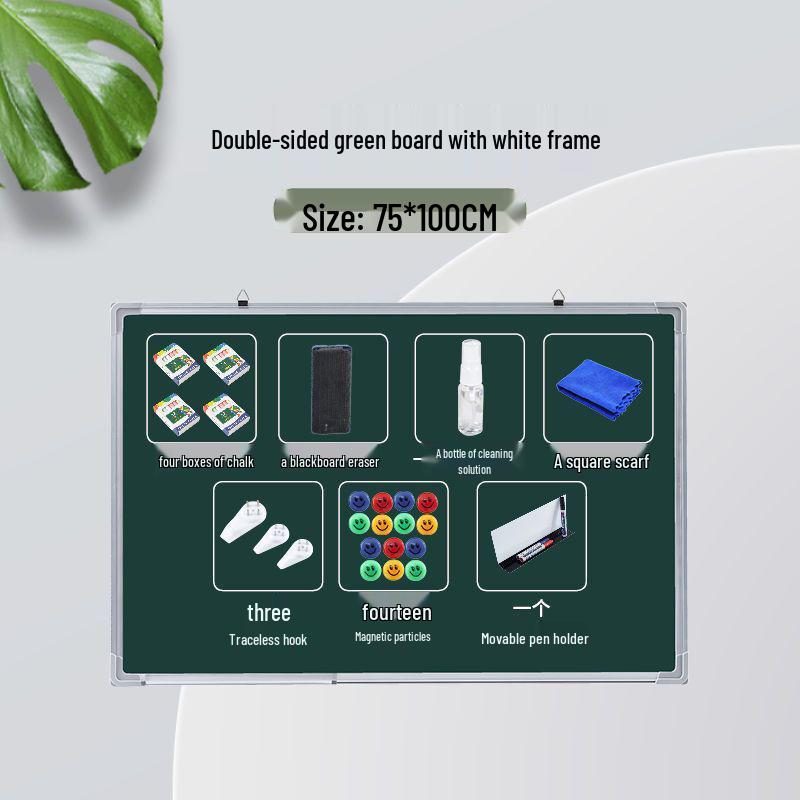 Children's Erasable Magnetic Blackboard for Home, Teaching, and Office Use