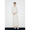 Mandy Zhang French Chic Wool Knit Jacquard Skirt