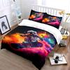 Astronaut Snowboarding In Space. Bedding Sets Duvet Cover Sets Duvet Covers Pillowcases(1 * Duvet Cover 2 * Pillowcases Without Duvet Insert)