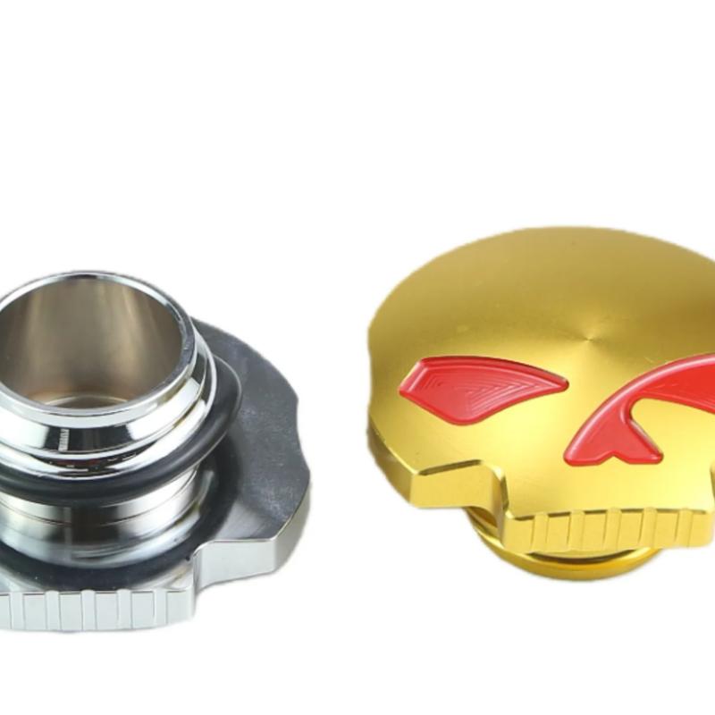 Motorcycle Modification Ghost Face Skull Fuel Tank Cap Retro Fuel Tank Cap Motorcycle Compatible With Xl883 Xl120 Dana