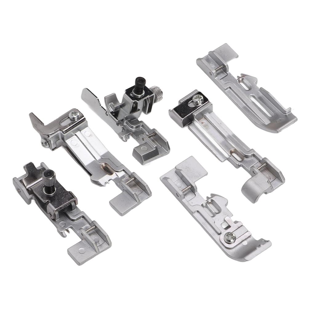 6Pcs Presser Foot Alloy Material Easy Install Wear Resistance Environmentally Friendly Sewing