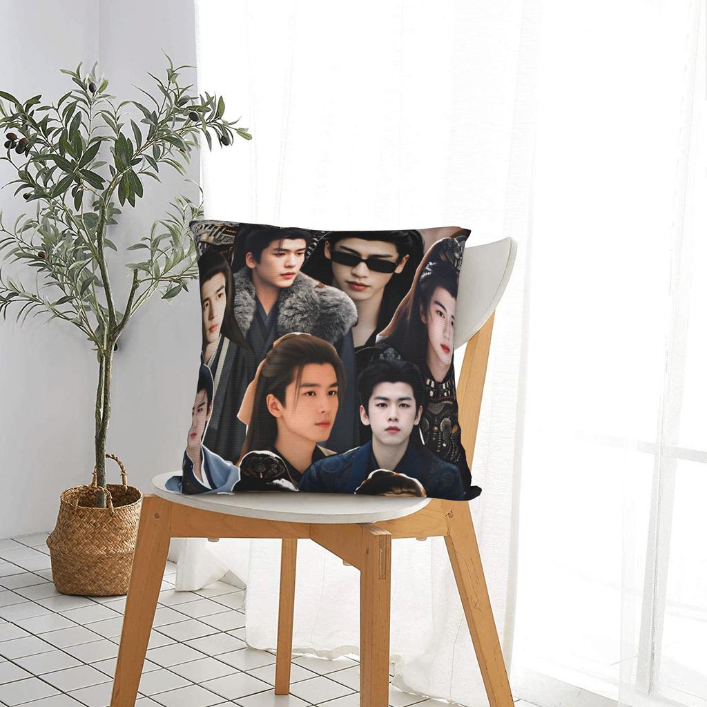 Tv Series Pursuit Of Jade Xie Zheng Zhang Linghe Pillow Cover Comfy Cushion Cover Vintage Pillow Case For Sofa Home Decoration