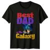 Best Dad In The Galaxy Graphic Fathers Day T-Shirt Men/Women
