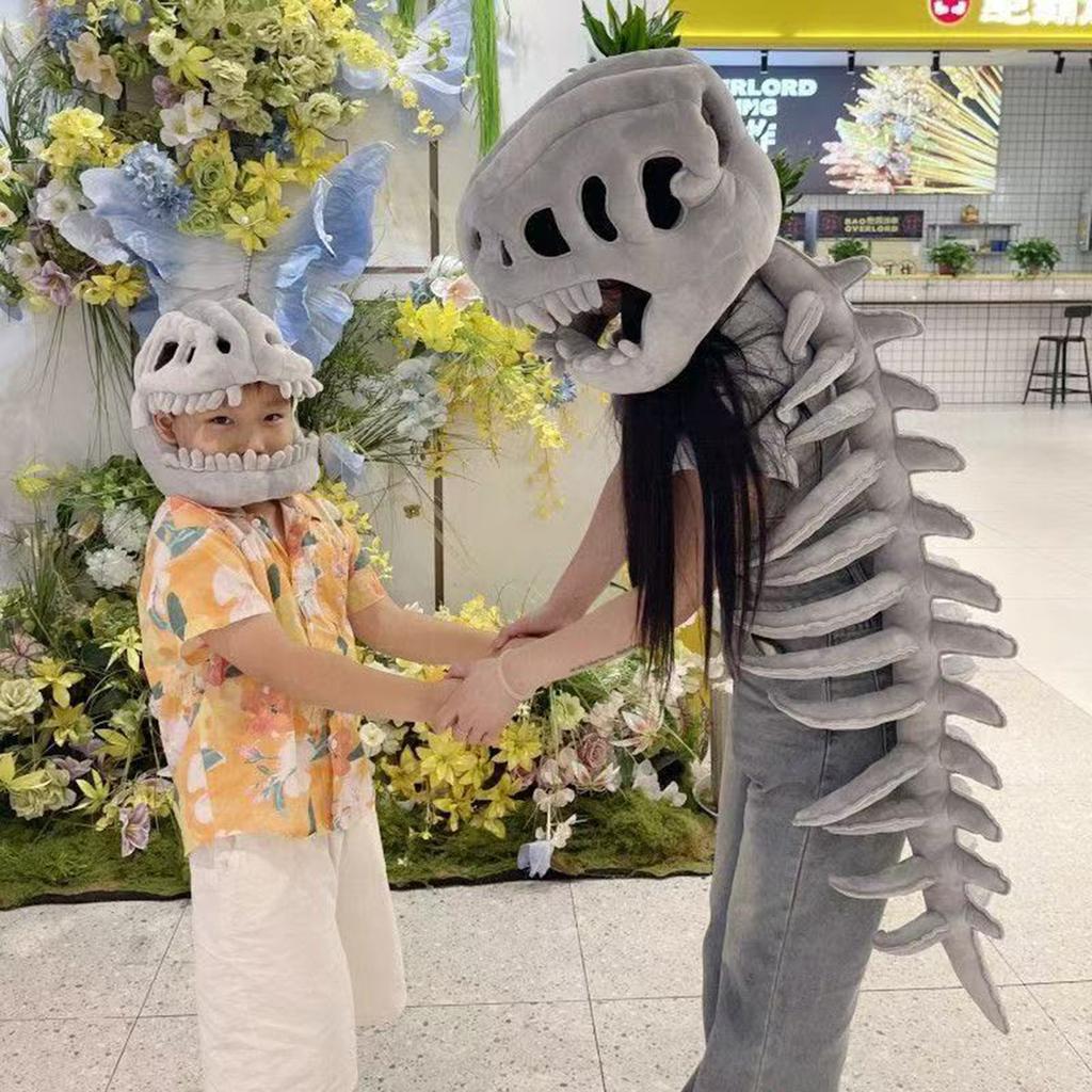 3D Hračky Kostry Dinosaurů Zábavná Měkká Kostra Dinosaura Cos Prop Novinka Jedinečná Sada Kostýmů Kostry Dinosaura Cosplay Kostým