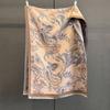 Autumn and winter high-end cashew nut jacquard imitation cashmere scarf autumn new women's thickened warm fringed shawl scarf