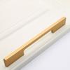 Long Solid Aluminum Handle Manufacturers Metal Decorative Cabinet Knobs Handles for Furniture Drawer Pull Handle