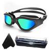 High-Definition Waterproof Anti-Fog Swimming Goggles - Unisex Casual & Professional Style