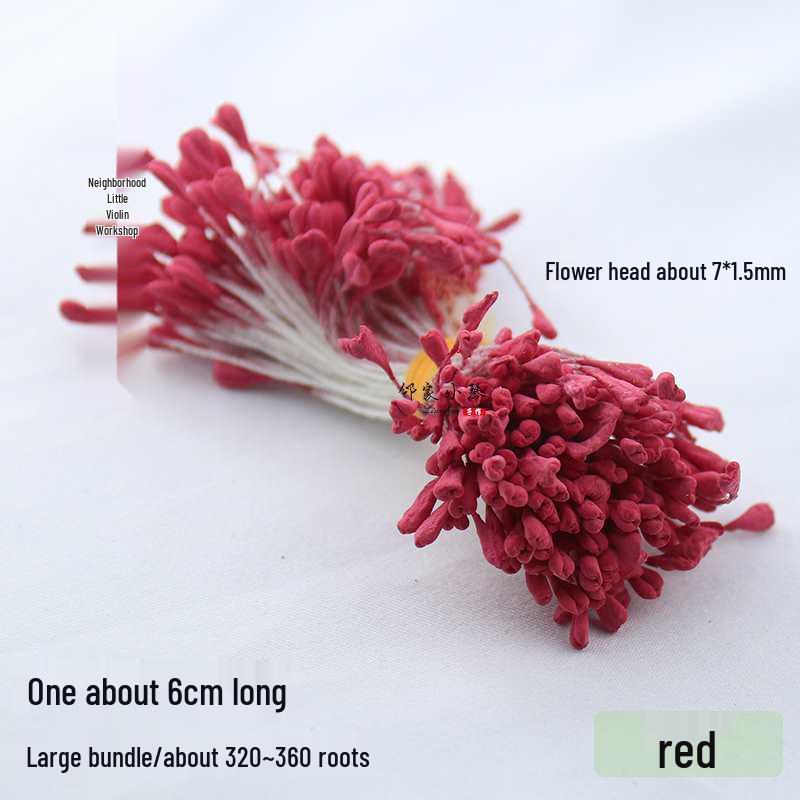 Korean Flat-Head Matte Flower Buds for DIY Hair Accessories