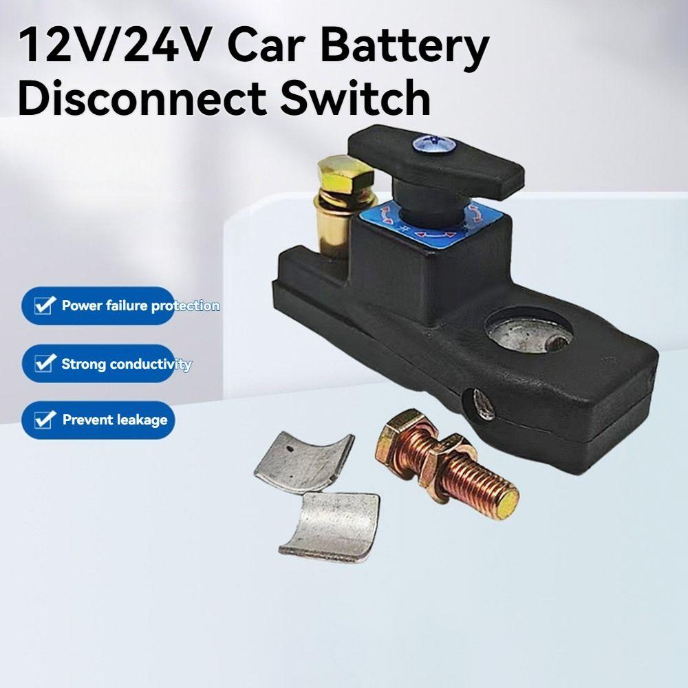 Battery Cut-off Car Battery Disconnect Switch 12V/24V Car Power Switch Isolator  RV/ATV
