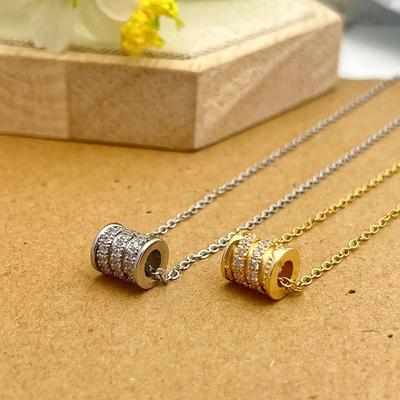1 Buc Bucurie Înaltă Colier de Modă pentru Femei Cupru Micro Zirconiu Pandantiv de Nișă Accesorii Simple de Lux Ușor