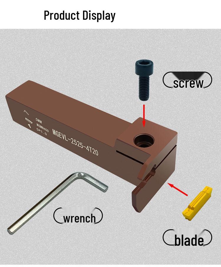 Grooving Insert Holder MGEVL2020/2525 CNC Lathe Tool