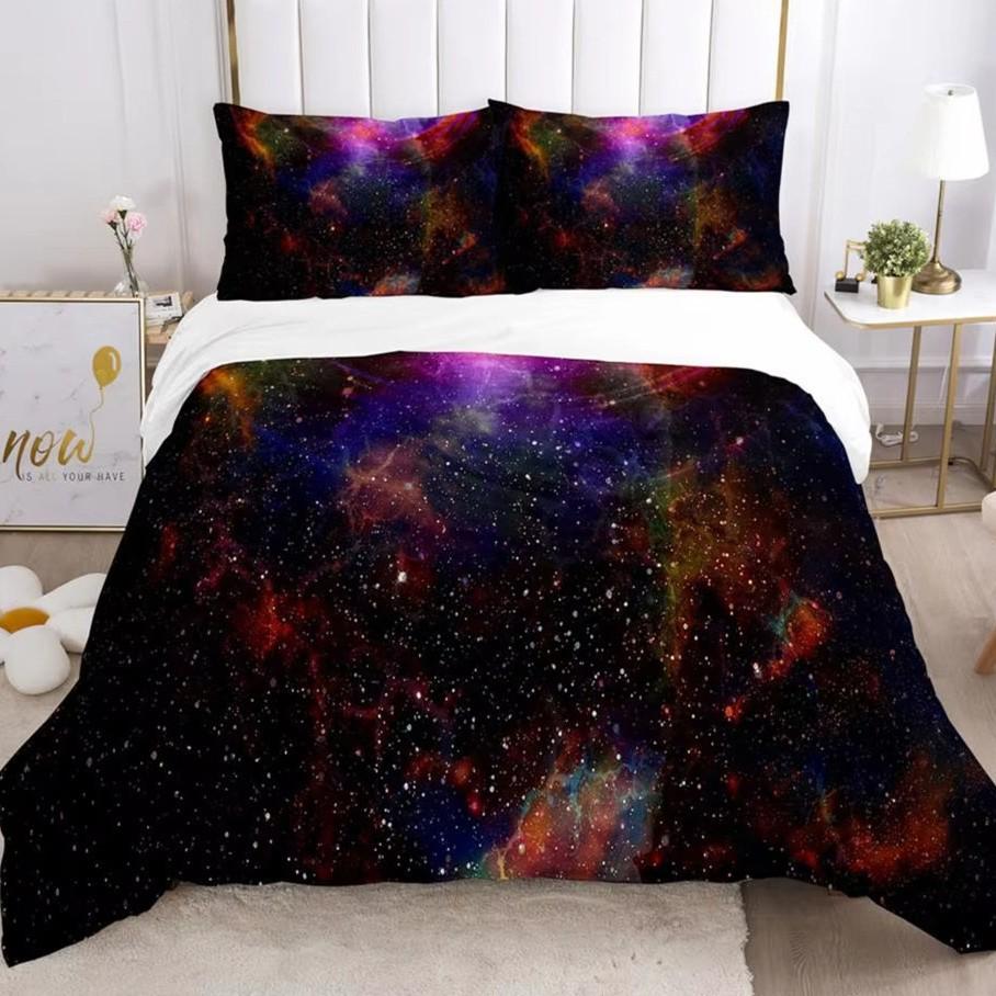 Dreamy Starry Sky Down Comforter Set - Bedding Set - 3-piece Duvet Cover Set
