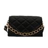 Chic Quilted Pattern Pu Shoulder Crossbody Bag Stylish Handbag For Everyday Use