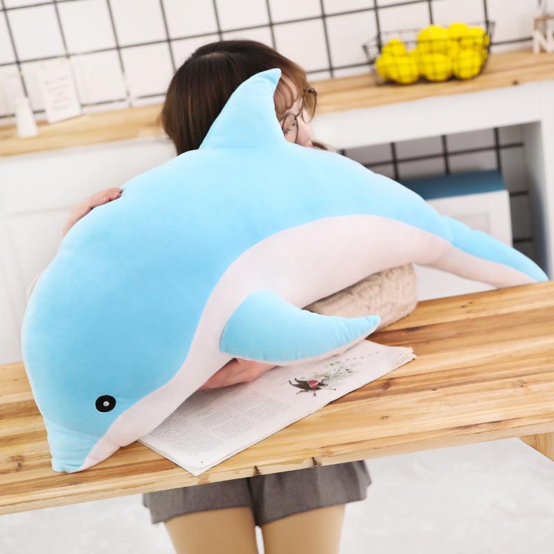 Cute Dolphin Plush Toy - Soft Aquarium Animal Pillow & Gift
