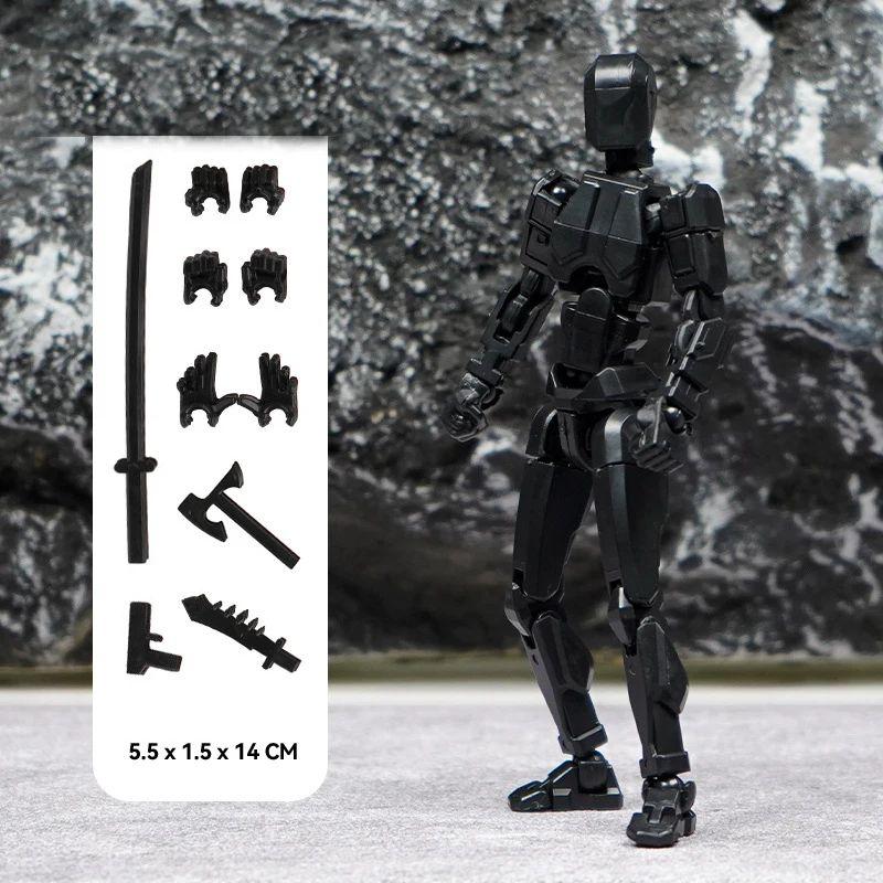 Robot Model Viacnásobne kĺbová Pohyblivá Bábika Figurína 3D Tlačená Postava Novinka hračky Akčná figúrka Transformujúce sa Hračky darčeky pre deti