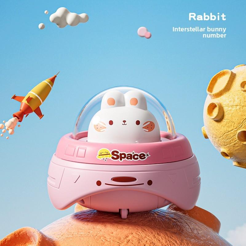 Interstellarer Bär Kinder-Trägheits-Druckauto-Spielzeug aus Kunststoff für Kleinkind-Entwicklung und interaktives Spielen