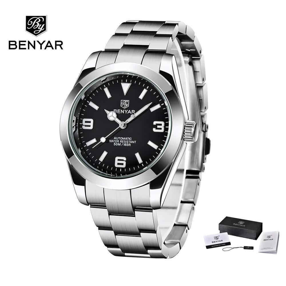 New BENYAR 41mm Men`s Automatic Mechanical