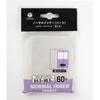 TOYGER Normal Inner Inner Sleeve That Protects Cards with a Super Perfect Fit 60 Pieces (hard Type, Side Insert)