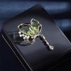 Butterfly Brooch Bon Brooch Accessories Zirconia Jewelry Elegant Ceremony Spring Summer Animals Insects Student Gift Birthday Event Women's Men's